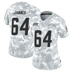 Women's Brenden Jaimes Los Angeles Chargers 2024 Salute to Service Jersey - Arctic Camo Limited