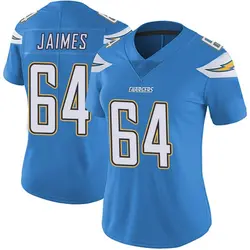 Women's Brenden Jaimes Los Angeles Chargers Powder Vapor Untouchable Alternate Jersey - Blue Limited