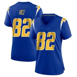 Women's Brenden Rice Los Angeles Chargers 2nd Alternate Jersey - Royal Game