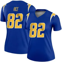 Women's Brenden Rice Los Angeles Chargers 2nd Alternate Jersey - Royal Legend