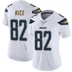 Women's Brenden Rice Los Angeles Chargers Vapor Untouchable Jersey - White Limited