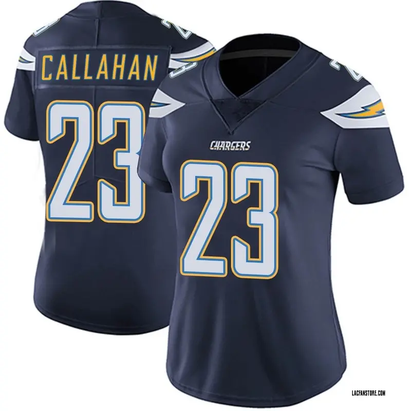 Denzel Perryman Los Angeles Chargers Game-Used #52 Navy Jersey vs. Buffalo  Bills on November 29 2020