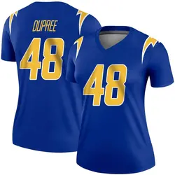 Women's Bud Dupree Los Angeles Chargers 2nd Alternate Jersey - Royal Legend