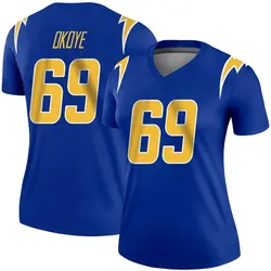 Women's CJ Okoye Los Angeles Chargers 2nd Alternate Jersey - Royal Legend