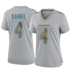 Women's Chase Daniel Los Angeles Chargers Atmosphere Fashion Jersey - Gray Game