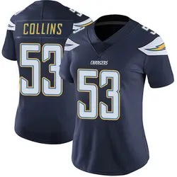 Women's Chris Collins Los Angeles Chargers Team Color Vapor Untouchable Jersey - Navy Limited