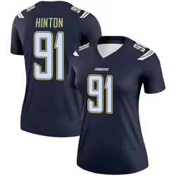 Women's Christopher Hinton Los Angeles Chargers Jersey - Navy Legend