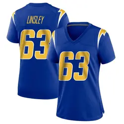 Women's Corey Linsley Los Angeles Chargers 2nd Alternate Jersey - Royal Game