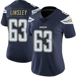 Women's Corey Linsley Los Angeles Chargers Team Color Vapor Untouchable Jersey - Navy Limited