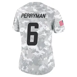 Women's Denzel Perryman Los Angeles Chargers 2024 Salute to Service Jersey - Arctic Camo Limited