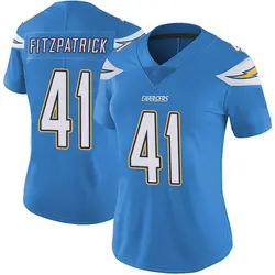 Women's Dez Fitzpatrick Los Angeles Chargers Powder Vapor Untouchable Alternate Jersey - Blue Limited