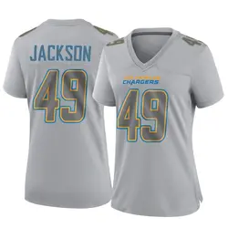 Women's Eddie Jackson Los Angeles Chargers Atmosphere Fashion Jersey - Gray Game