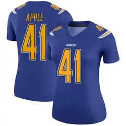 Women's Eli Apple Los Angeles Chargers Color Rush Jersey - Royal Legend