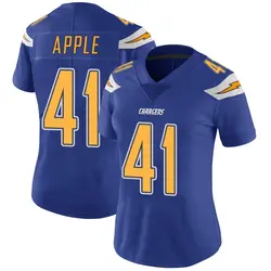 Women's Eli Apple Los Angeles Chargers Color Rush Vapor Untouchable Jersey - Royal Limited