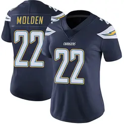 Women's Elijah Molden Los Angeles Chargers Team Color Vapor Untouchable Jersey - Navy Limited