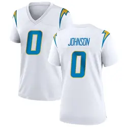 Women's Emany Johnson Los Angeles Chargers Jersey - White Game