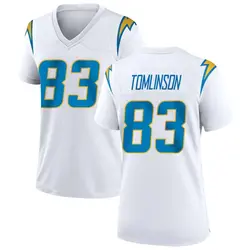 Women's Eric Tomlinson Los Angeles Chargers Jersey - White Game