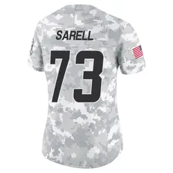 Women's Foster Sarell Los Angeles Chargers 2024 Salute to Service Jersey - Arctic Camo Limited