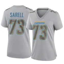 Women's Foster Sarell Los Angeles Chargers Atmosphere Fashion Jersey - Gray Game