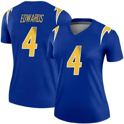 Women's Gus Edwards Los Angeles Chargers 2nd Alternate Jersey - Royal Legend