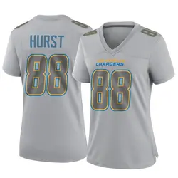 Women's Hayden Hurst Los Angeles Chargers Atmosphere Fashion Jersey - Gray Game