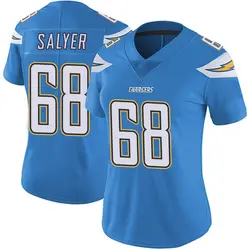 Women's Jamaree Salyer Los Angeles Chargers Powder Vapor Untouchable Alternate Jersey - Blue Limited