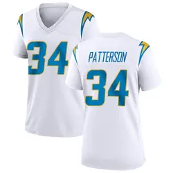 Women's Jaret Patterson Los Angeles Chargers Jersey - White Game