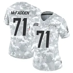 Women's Jordan McFadden Los Angeles Chargers 2024 Salute to Service Jersey - Arctic Camo Limited