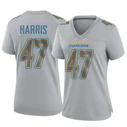 Women's Josh Harris Los Angeles Chargers Atmosphere Fashion Jersey - Gray Game