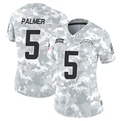 Women's Joshua Palmer Los Angeles Chargers 2024 Salute to Service Jersey - Arctic Camo Limited