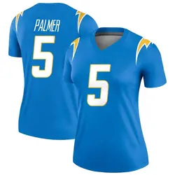 Women's Joshua Palmer Los Angeles Chargers Powder Jersey - Blue Legend