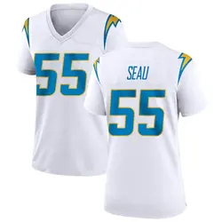 Women's Junior Seau Los Angeles Chargers Jersey - White Game