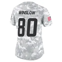 Women's Kellen Winslow Los Angeles Chargers 2024 Salute to Service Jersey - Arctic Camo Limited