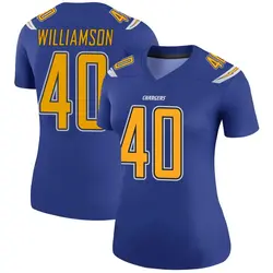 Women's Kendall Williamson Los Angeles Chargers Color Rush Jersey - Royal Legend