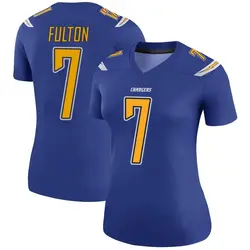 Women's Kristian Fulton Los Angeles Chargers Color Rush Jersey - Royal Legend