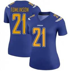 Women's LaDainian Tomlinson Los Angeles Chargers Color Rush Jersey - Royal Legend