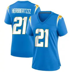 Women's LaDainian Tomlinson Los Angeles Chargers Powder Alternate Jersey - Blue Game