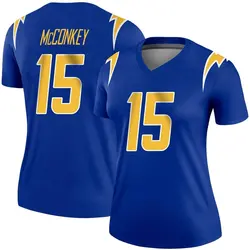 Women's Ladd McConkey Los Angeles Chargers 2nd Alternate Jersey - Royal Legend