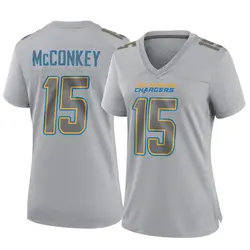 Women's Ladd McConkey Los Angeles Chargers Atmosphere Fashion Jersey - Gray Game