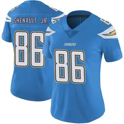 Women's Laviska Shenault Jr. Los Angeles Chargers Powder Vapor Untouchable Alternate Jersey - Blue Limited