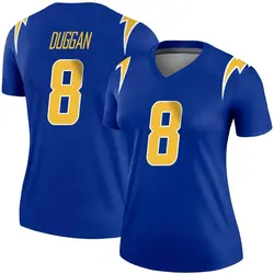 Women's Max Duggan Los Angeles Chargers 2nd Alternate Jersey - Royal Legend