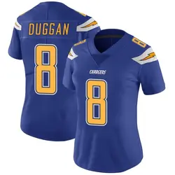 Women's Max Duggan Los Angeles Chargers Color Rush Vapor Untouchable Jersey - Royal Limited