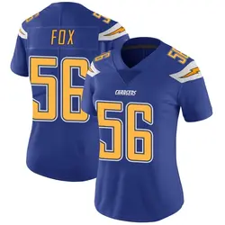 Women's Morgan Fox Los Angeles Chargers Color Rush Vapor Untouchable Jersey - Royal Limited