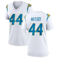 Women's Scott Matlock Los Angeles Chargers Jersey - White Game