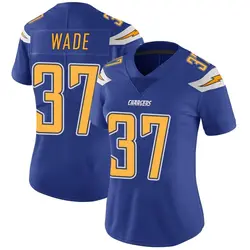 Women's Shaun Wade Los Angeles Chargers Color Rush Vapor Untouchable Jersey - Royal Limited