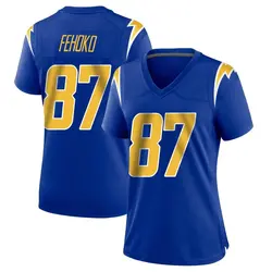 Women's Simi Fehoko Los Angeles Chargers 2nd Alternate Jersey - Royal Game