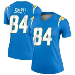 Women's Stone Smartt Los Angeles Chargers Powder Jersey - Blue Legend