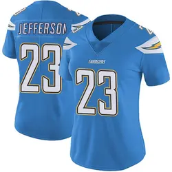 Women's Tony Jefferson Los Angeles Chargers Powder Vapor Untouchable Alternate Jersey - Blue Limited