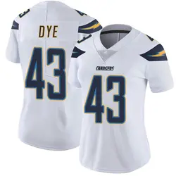 Women's Troy Dye Los Angeles Chargers Vapor Untouchable Jersey - White Limited