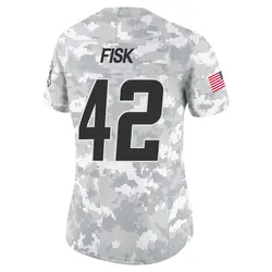 Women's Tucker Fisk Los Angeles Chargers 2024 Salute to Service Jersey - Arctic Camo Limited